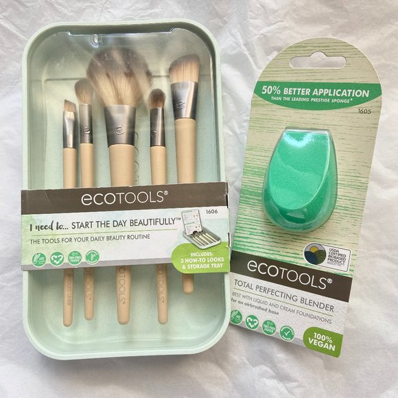 NEW in box EcoTools Makeup Brush Kit and Total Perfecting Blender (6 pcs) - Picture 1 of 2
